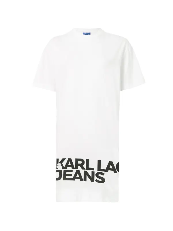 KARL LAGERFELD JEANS KARL LAGERFELD JEANS Haljina  crna / bijela