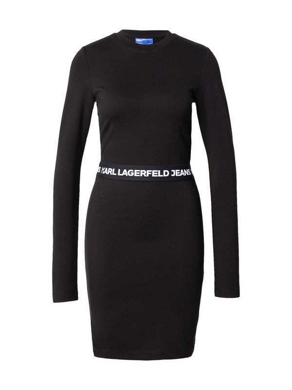 KARL LAGERFELD JEANS KARL LAGERFELD JEANS Haljina  crna / bijela