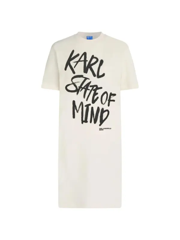 KARL LAGERFELD JEANS KARL LAGERFELD JEANS Haljina  crna / prljavo bijela