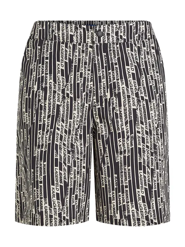 KARL LAGERFELD JEANS KARL LAGERFELD JEANS Hlače  boja pijeska / crna