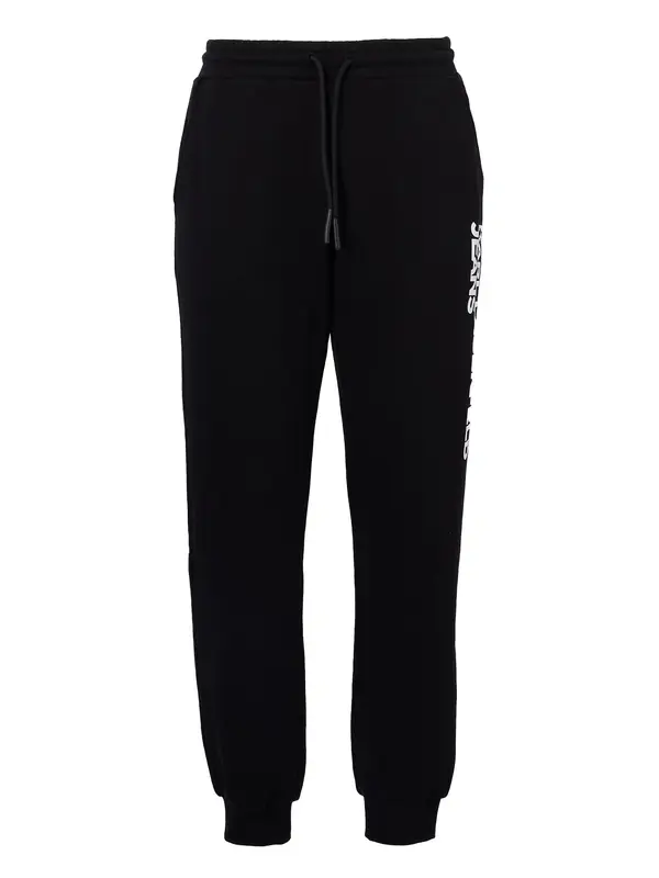 KARL LAGERFELD JEANS KARL LAGERFELD JEANS Hlače  crna / bijela