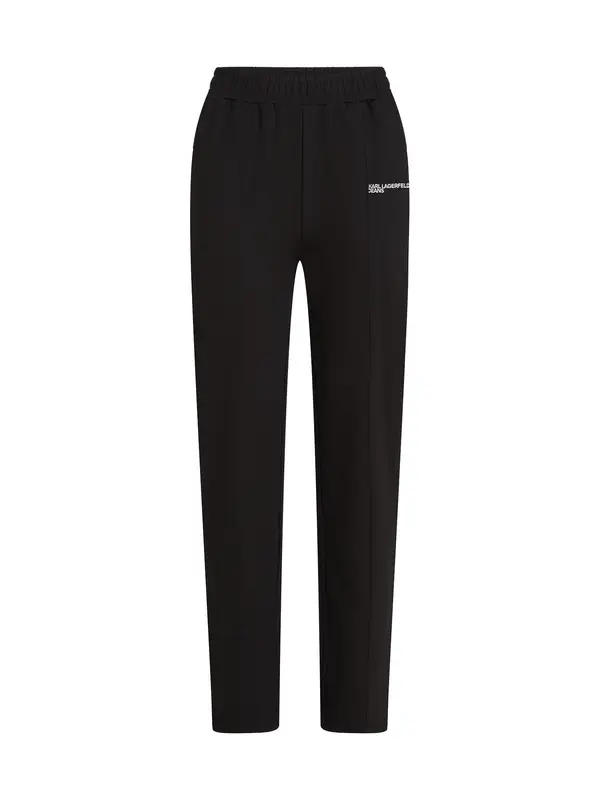 KARL LAGERFELD JEANS KARL LAGERFELD JEANS Hlače  crna / bijela