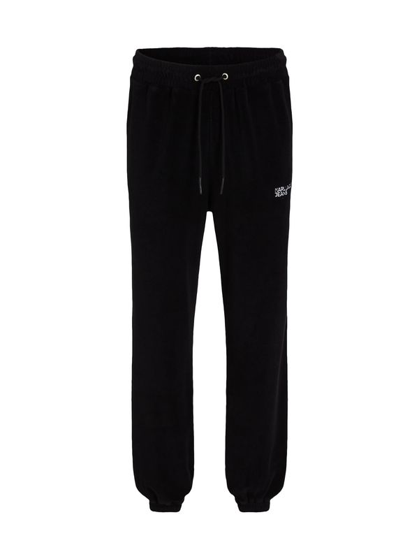 KARL LAGERFELD JEANS KARL LAGERFELD JEANS Hlače  crna / bijela