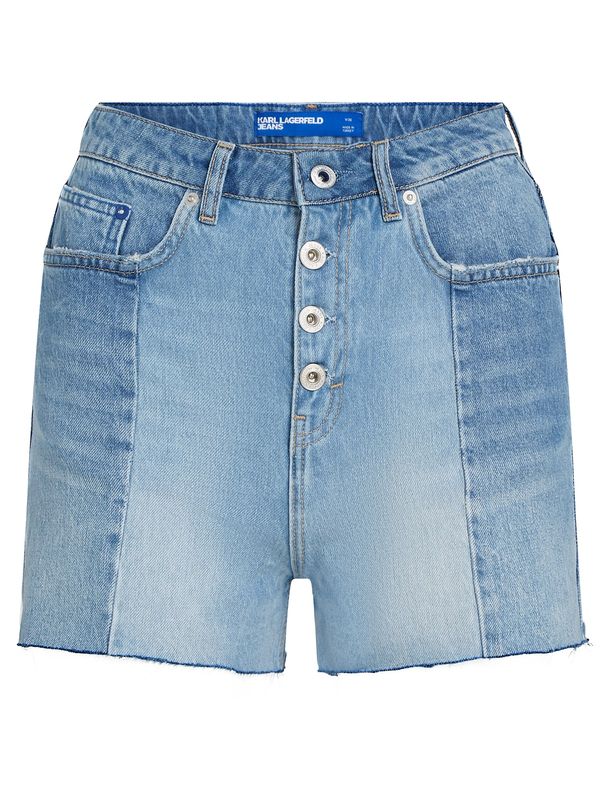 KARL LAGERFELD JEANS KARL LAGERFELD JEANS Hlače 'High-Rise'  plava