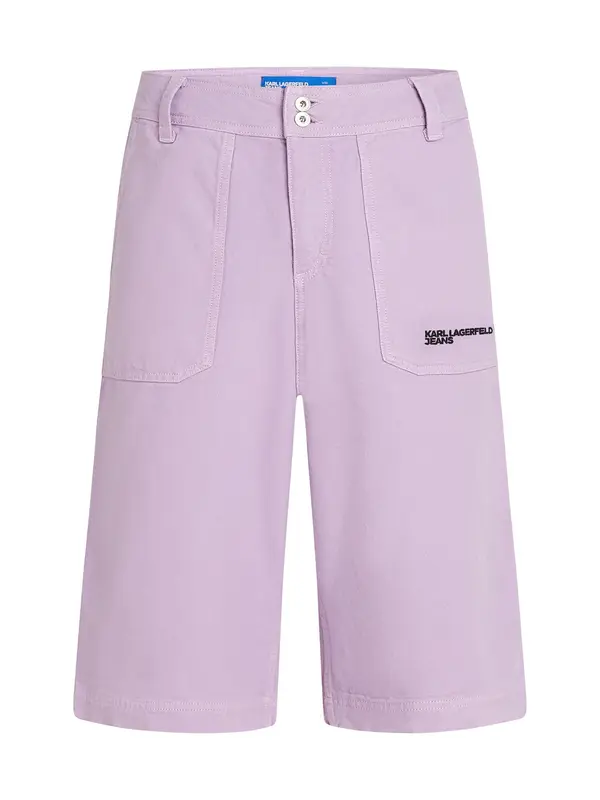 KARL LAGERFELD JEANS KARL LAGERFELD JEANS Hlače  lavanda / crna