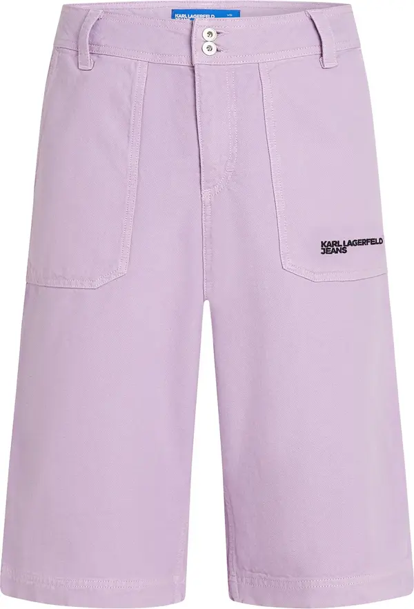 KARL LAGERFELD JEANS KARL LAGERFELD JEANS Hlače  lavanda / crna
