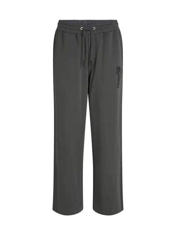 KARL LAGERFELD JEANS KARL LAGERFELD JEANS Hlače  tamo siva / crna