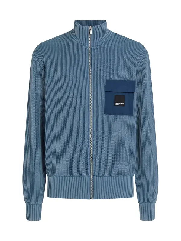 KARL LAGERFELD JEANS KARL LAGERFELD JEANS Kardigan  morsko plava / sivkasto plava