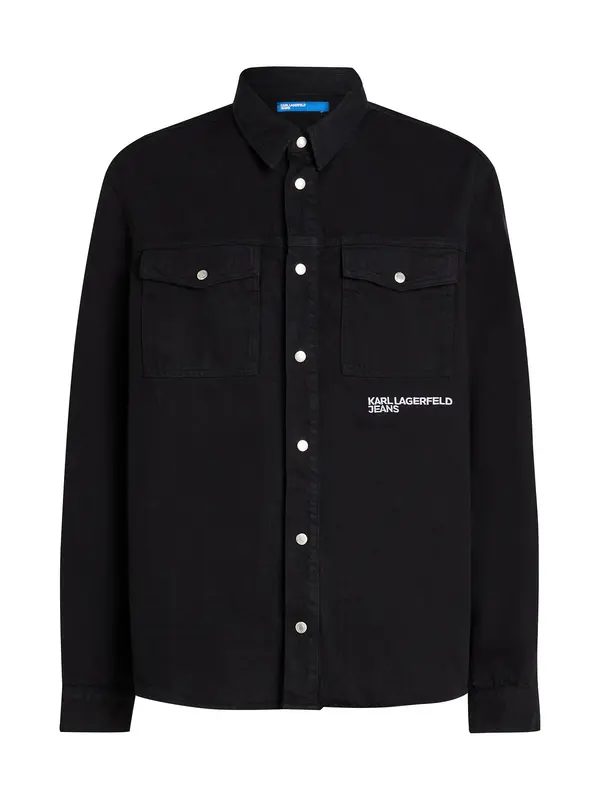 KARL LAGERFELD JEANS KARL LAGERFELD JEANS Košulja  crna / bijela