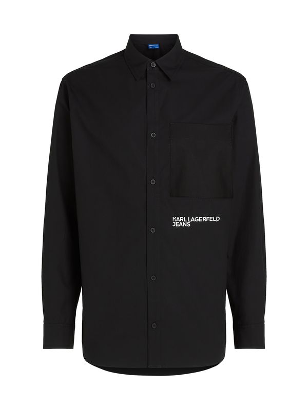 KARL LAGERFELD JEANS KARL LAGERFELD JEANS Košulja  crna / bijela