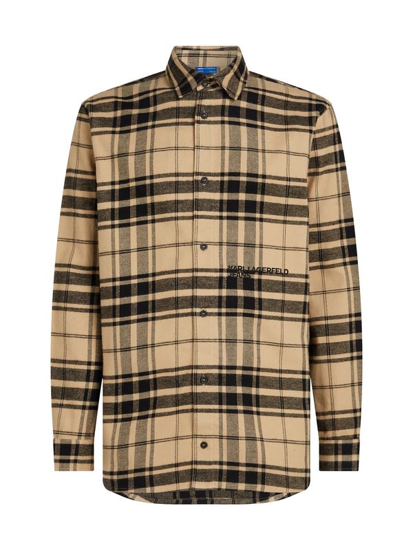 KARL LAGERFELD JEANS KARL LAGERFELD JEANS Košulja  pijesak / čokolada / crna