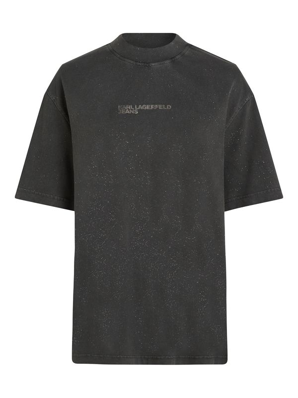 KARL LAGERFELD JEANS KARL LAGERFELD JEANS Majica  brokat / crna