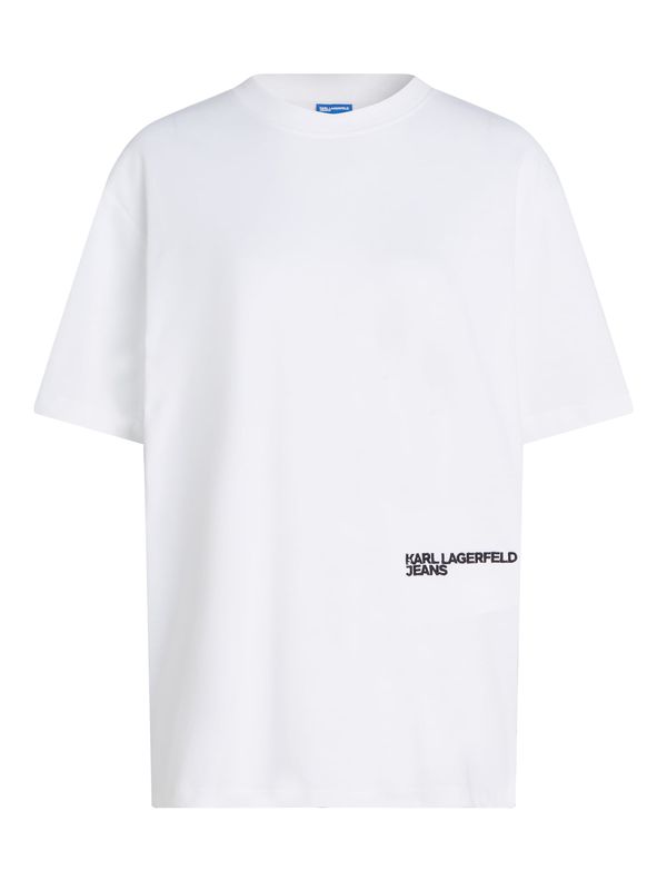 KARL LAGERFELD JEANS KARL LAGERFELD JEANS Majica  crna / bijela
