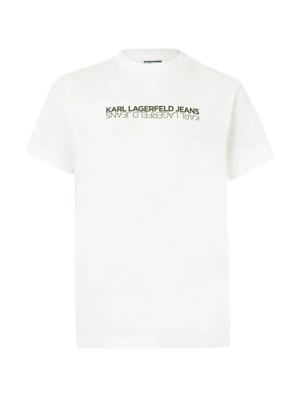 KARL LAGERFELD JEANS KARL LAGERFELD JEANS Majica  crna / bijela