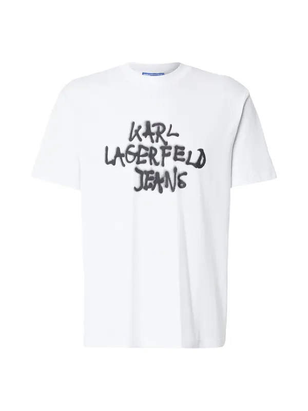 KARL LAGERFELD JEANS KARL LAGERFELD JEANS Majica  crna / bijela
