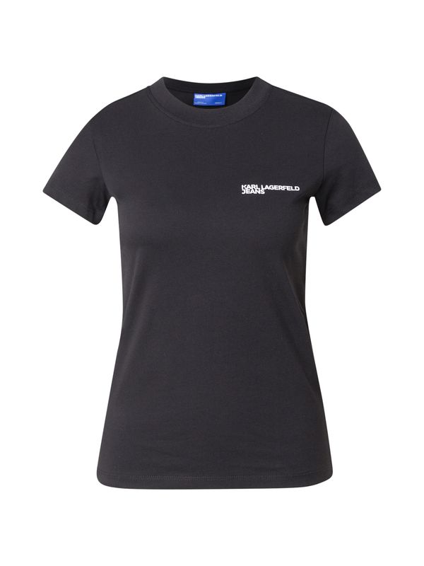 KARL LAGERFELD JEANS KARL LAGERFELD JEANS Majica  crna / bijela