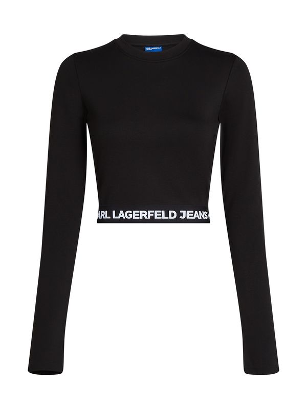 KARL LAGERFELD JEANS KARL LAGERFELD JEANS Majica  crna / bijela