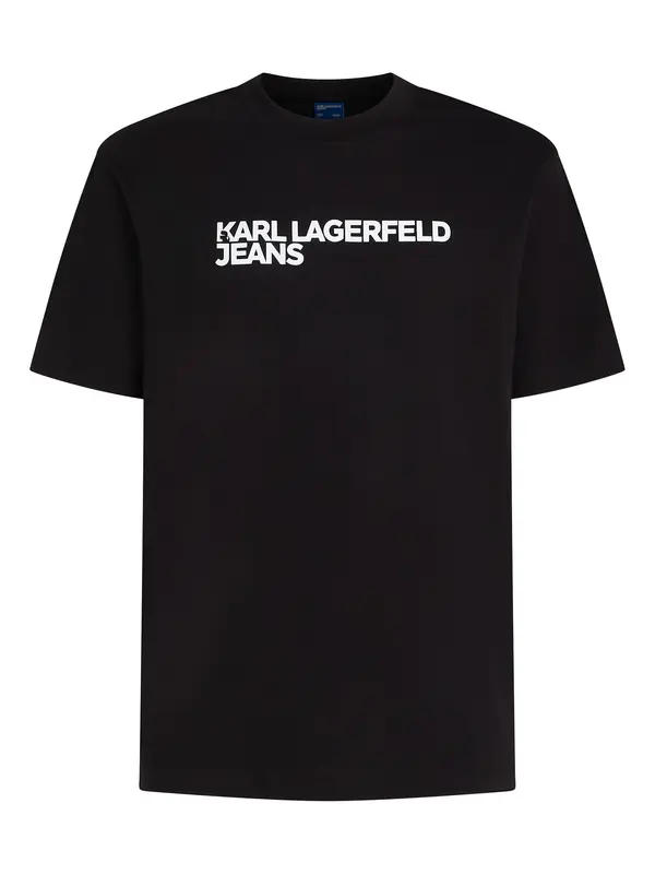 KARL LAGERFELD JEANS KARL LAGERFELD JEANS Majica  crna / bijela
