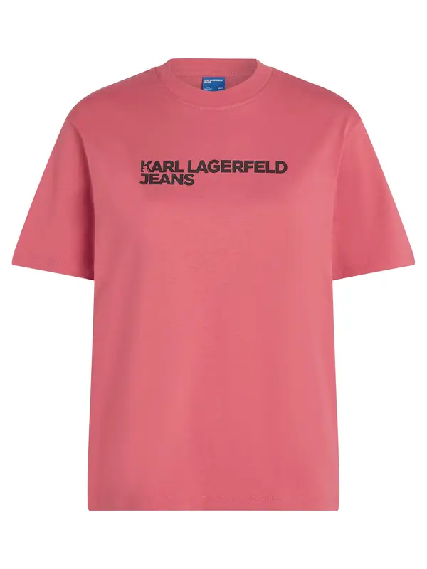 KARL LAGERFELD JEANS KARL LAGERFELD JEANS Majica  malina / crna