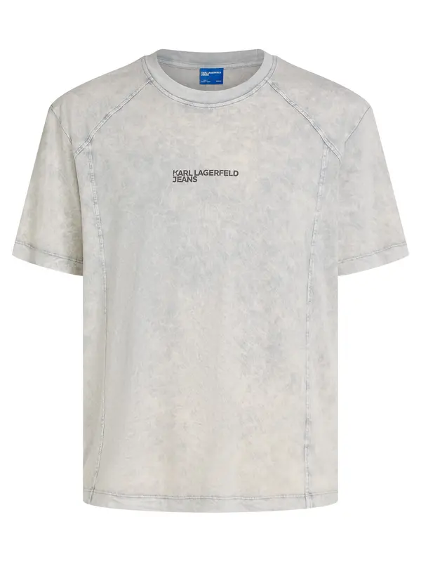 KARL LAGERFELD JEANS KARL LAGERFELD JEANS Majica  svijetlosiva / crna