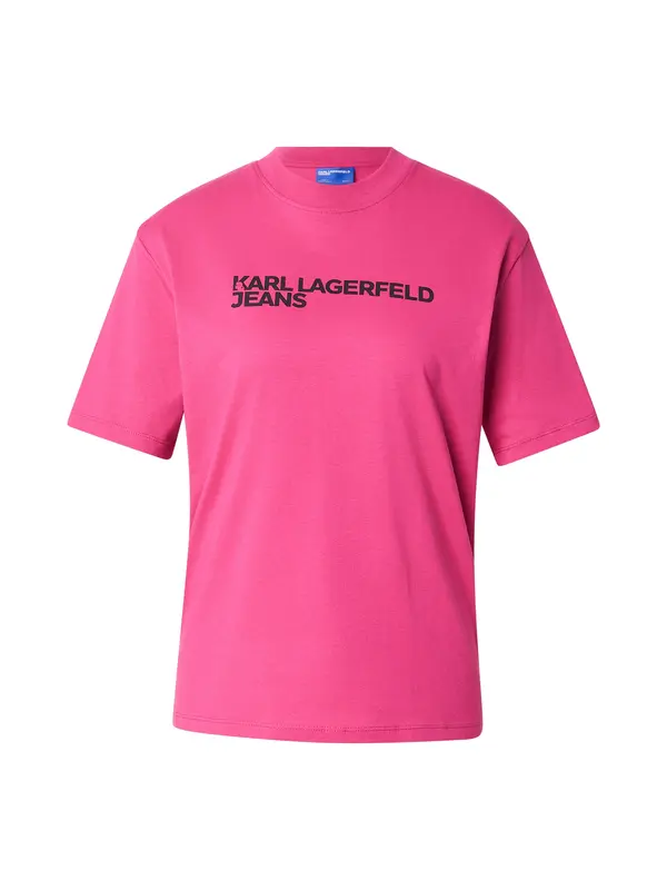 KARL LAGERFELD JEANS KARL LAGERFELD JEANS Majica  tamno roza / crna