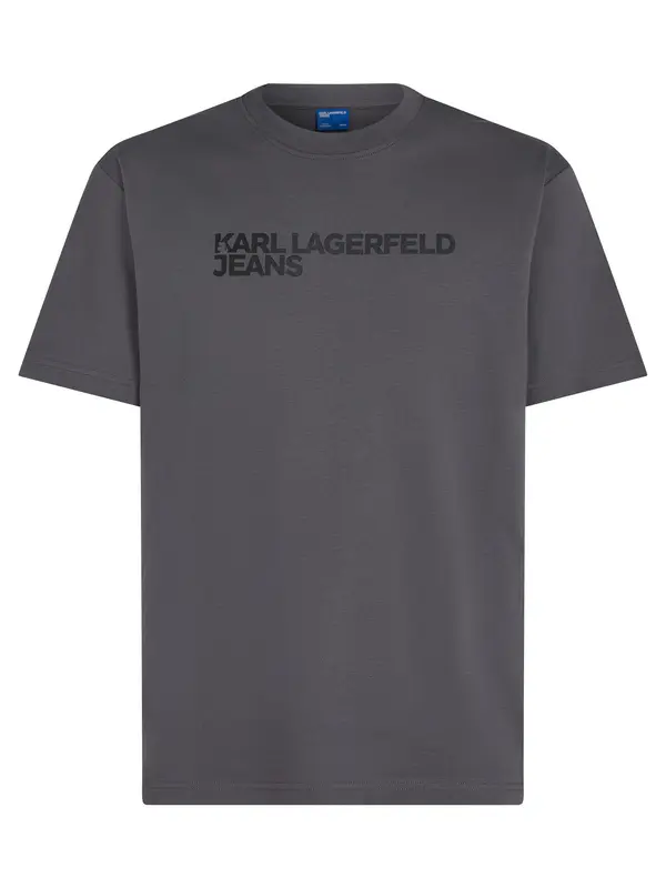KARL LAGERFELD JEANS KARL LAGERFELD JEANS Majica  tamo siva / crna