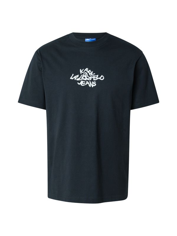 KARL LAGERFELD JEANS KARL LAGERFELD JEANS Majica 'Tokyo'  plava / siva / crna / bijela