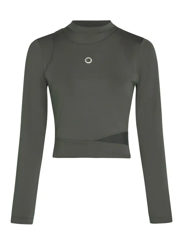 KARL LAGERFELD JEANS KARL LAGERFELD JEANS Majica 'UTILITY'  tamo siva