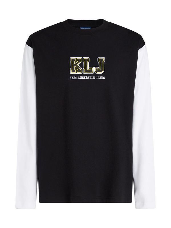 KARL LAGERFELD JEANS KARL LAGERFELD JEANS Majica  žuta / crna / bijela