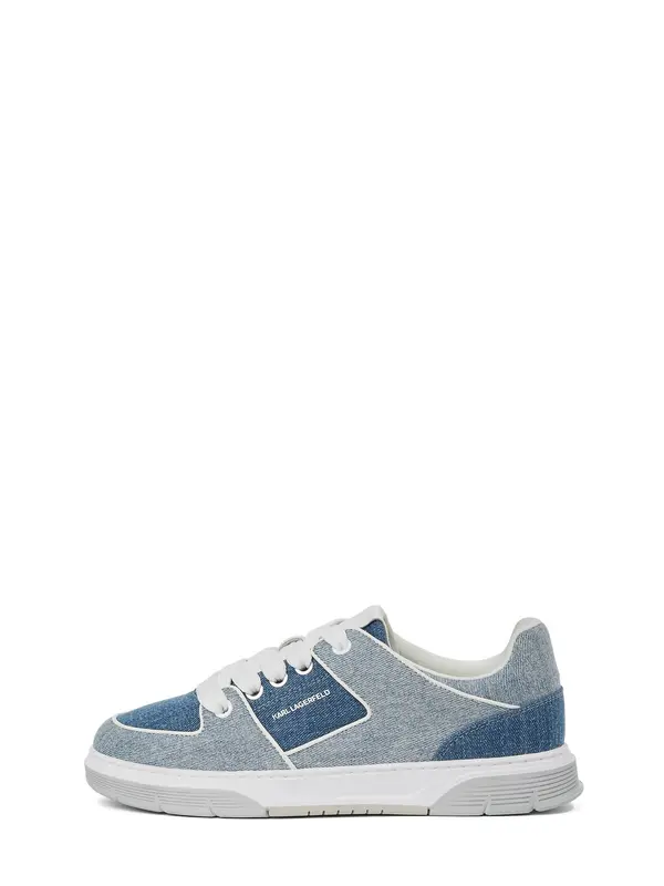 KARL LAGERFELD JEANS KARL LAGERFELD JEANS Niske tenisice 'Kourtney'  plavi traper / svijetloplava