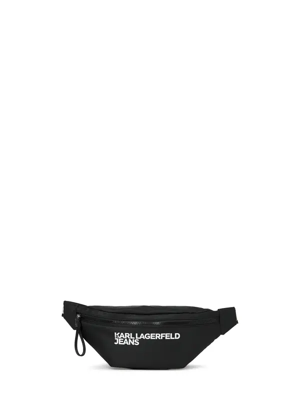 KARL LAGERFELD JEANS KARL LAGERFELD JEANS Pojasna torbica  crna / bijela