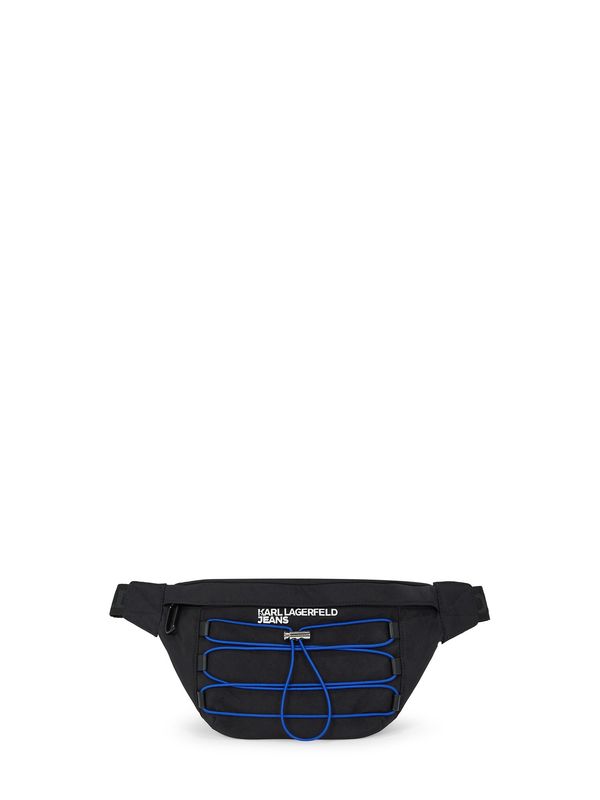 KARL LAGERFELD JEANS KARL LAGERFELD JEANS Pojasna torbica  kraljevsko plava / crna