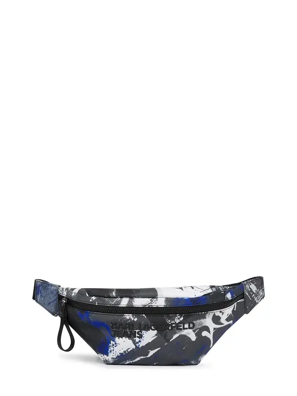 KARL LAGERFELD JEANS KARL LAGERFELD JEANS Pojasna torbica  morsko plava / prljavo bijela
