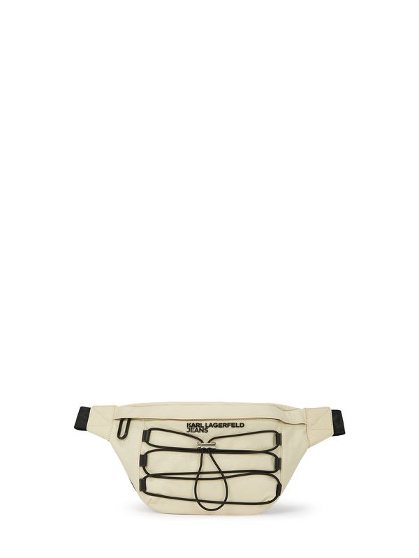 KARL LAGERFELD JEANS KARL LAGERFELD JEANS Pojasna torbica  pijesak / crna