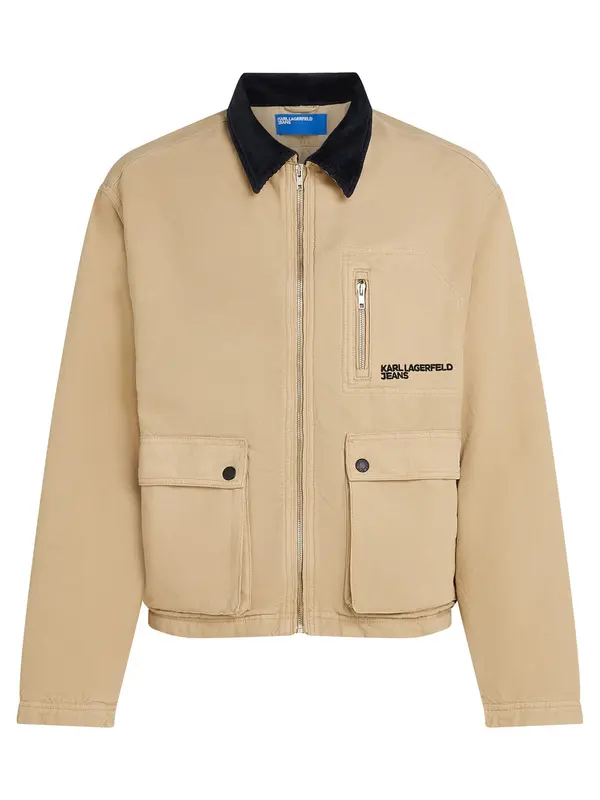 KARL LAGERFELD JEANS KARL LAGERFELD JEANS Prijelazna jakna  boja devine dlake (camel) / crna