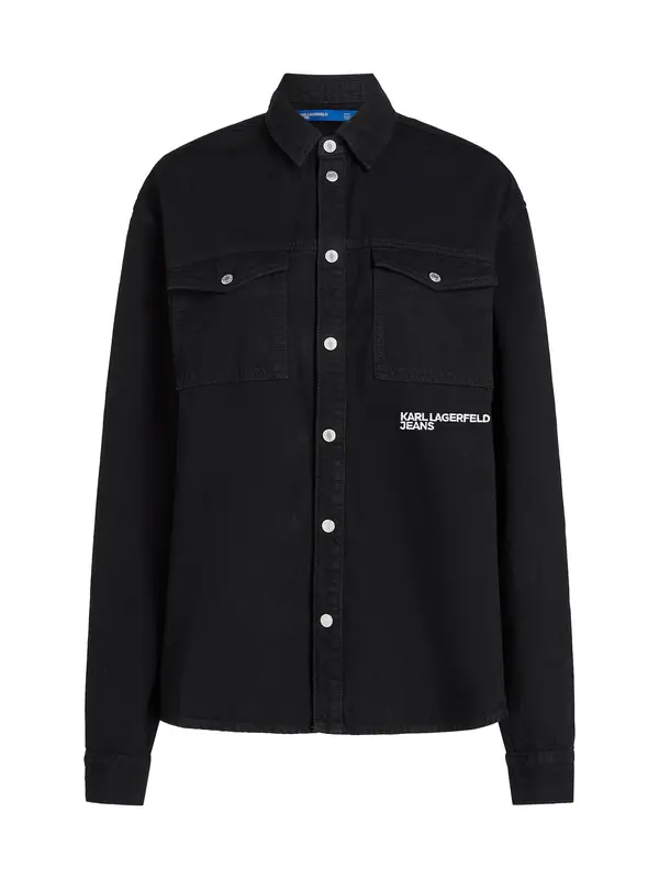KARL LAGERFELD JEANS KARL LAGERFELD JEANS Prijelazna jakna  crna / bijela