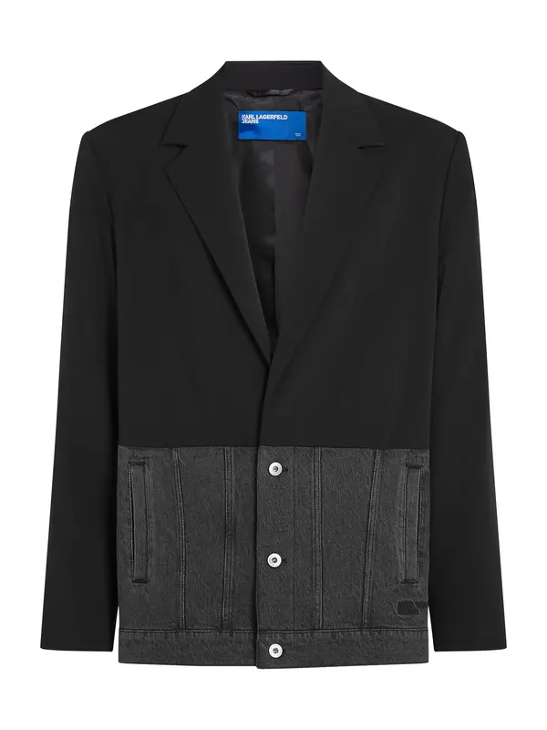 KARL LAGERFELD JEANS KARL LAGERFELD JEANS Prijelazna jakna  crna / crni traper