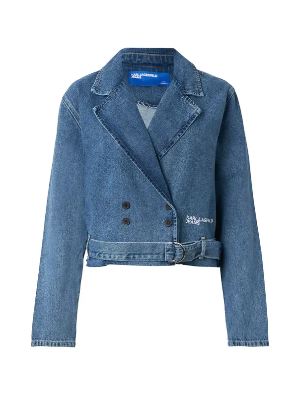 KARL LAGERFELD JEANS KARL LAGERFELD JEANS Prijelazna jakna  plavi traper / bijela