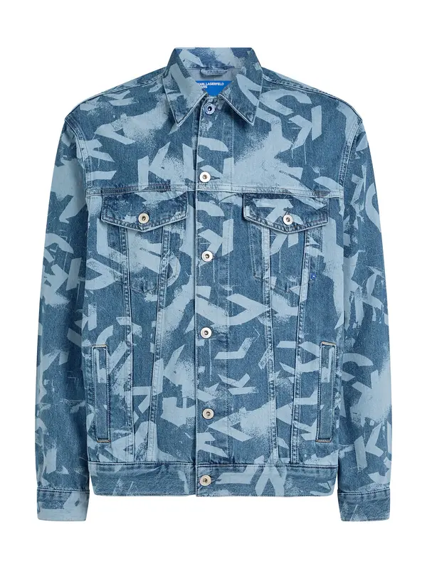 KARL LAGERFELD JEANS KARL LAGERFELD JEANS Prijelazna jakna  plavi traper / svijetloplava