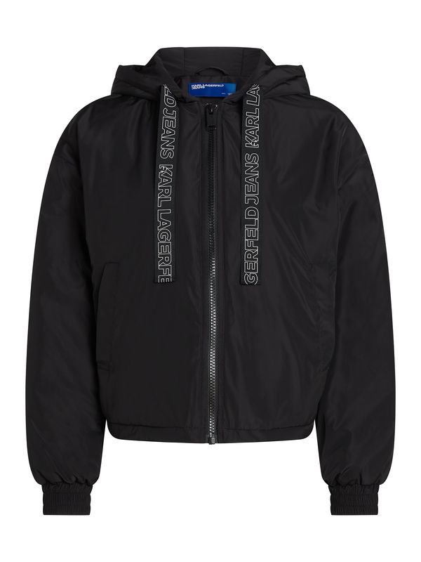KARL LAGERFELD JEANS KARL LAGERFELD JEANS Prijelazna jakna  siva / crna / bijela