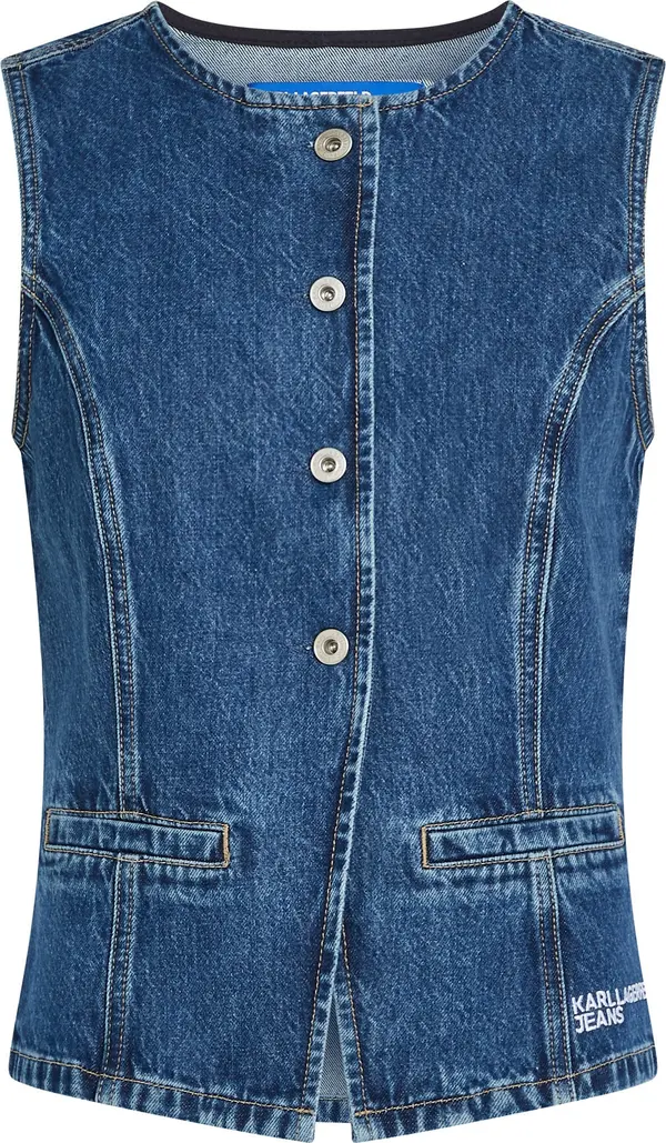 KARL LAGERFELD JEANS KARL LAGERFELD JEANS Prsluk  tamno plava