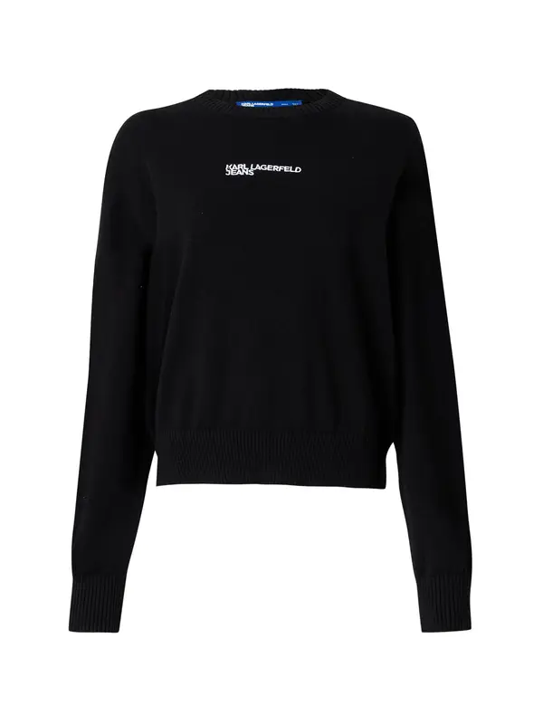 KARL LAGERFELD JEANS KARL LAGERFELD JEANS Pulover  crna / bijela
