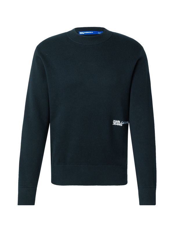 KARL LAGERFELD JEANS KARL LAGERFELD JEANS Pulover  crna / bijela