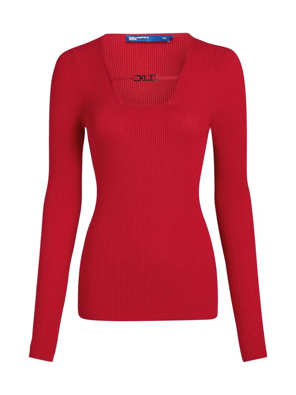 KARL LAGERFELD JEANS KARL LAGERFELD JEANS Pulover  krvavo crvena