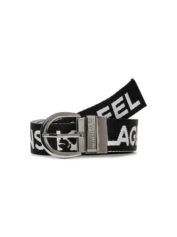 KARL LAGERFELD JEANS KARL LAGERFELD JEANS Remen  crna / bijela