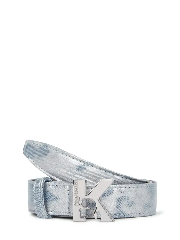 KARL LAGERFELD JEANS KARL LAGERFELD JEANS Remen  svijetloplava / srebro