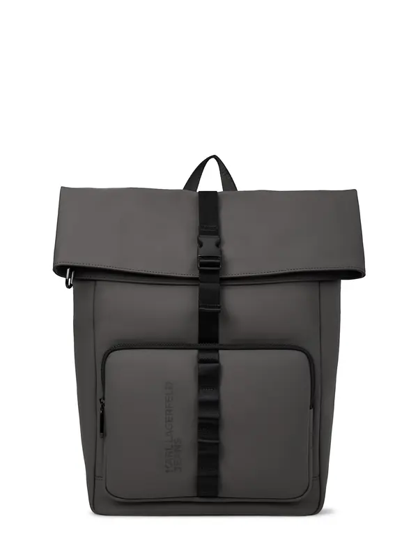 KARL LAGERFELD JEANS KARL LAGERFELD JEANS Ruksak  tamo siva / crna