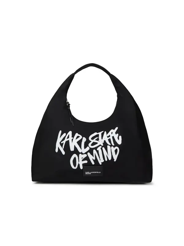 KARL LAGERFELD JEANS KARL LAGERFELD JEANS Shopper torba  crna / bijela