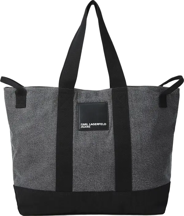 KARL LAGERFELD JEANS KARL LAGERFELD JEANS Shopper torba  crna / crna melange
