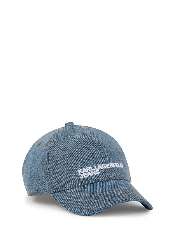 KARL LAGERFELD JEANS KARL LAGERFELD JEANS Šilterica  plavi traper / bijela